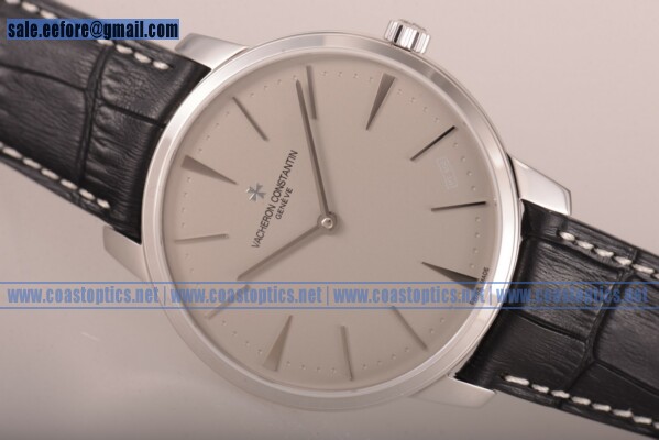 Perfect Replica Vacheron Constantin Patrimony Grand Taille Watch Steel 81180/000p-9539